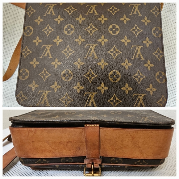 AUTHENTIC LOUIS VUITTON Cartouchiere GM Monogram Shoulder Bag - Picture 12 of 16